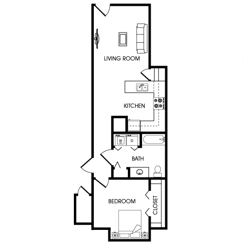 Suite A Floorplan